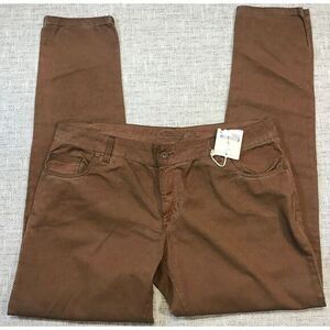 Cardon SZ 46 US 12-14 Chocolate Brown Pants‎ NWT
